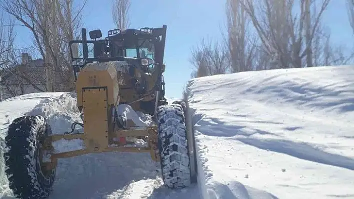 Kayseri'de kapalı 140 mahalle yolu ulaşıma açıldı