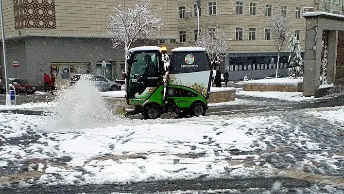 Kayseri'de kar yağışı