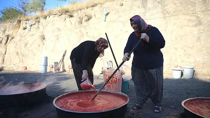 Kayseri'de kazanlar kaynıyor, dostluklar yeşeriyor