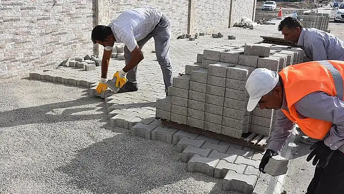 Kayseri'de 10 bin m² alanda çalışma