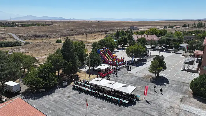 Kayseri'de kırsal mahallelerde çocukların yüzü güldü! İşte sebebi