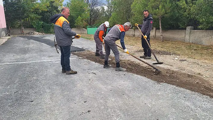 Kayseri'de kış gelmeden yol çalışmaları hızlandı