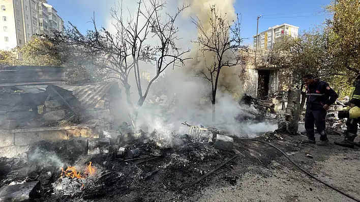 Kayseri'de korkutan yangın