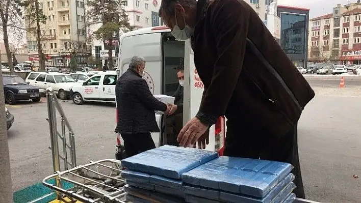 Kayseri'de korona virüs aşıları hastanelere dağıtılmaya başlandı