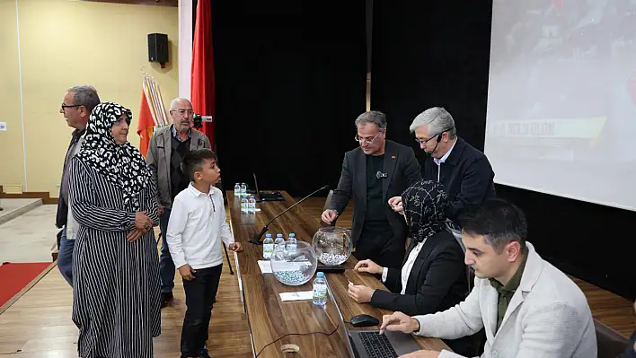 Kayseri'de kuralar çekildi! 125 aile evine kavuşuyor