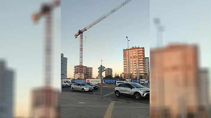 Kayseri'de milyonluk yatırım hızlandı! Alana dev vinç kurdular