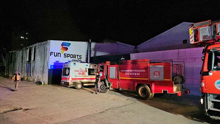 Kayseri'de fabrikada yangın
