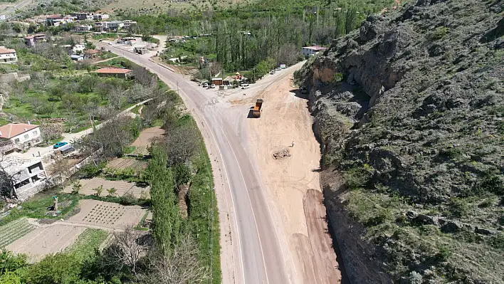 Kayseri'de o yol genişletiliyor