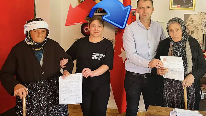 Kayseri'de 80'lik nineler bakın hangi partiye üye oldu?