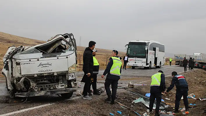 Kayseri'de ölüm yolu!