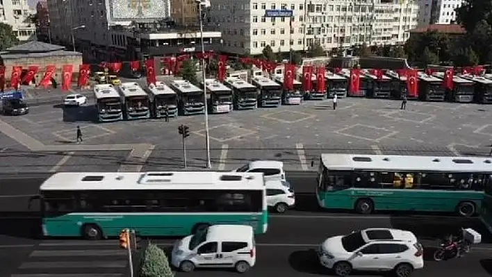 Kayseri'de otobüs kullananlar dikkat! Bugünden itibaren değişti