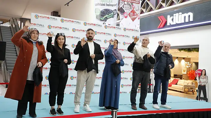 Kayseri'de o otomobilin talihlisi belli oldu