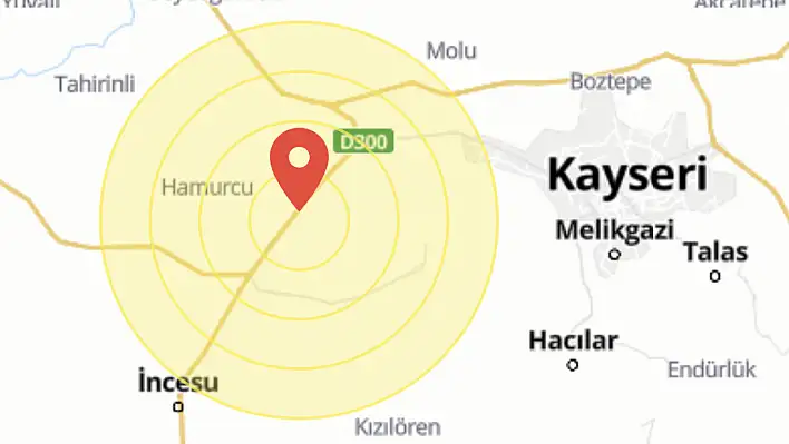 Kayseri'de peşpeşe deprem !