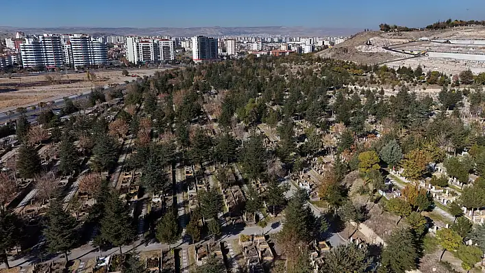 Kayseri'de renkli ağaçlar, hüzünlü manzaralar