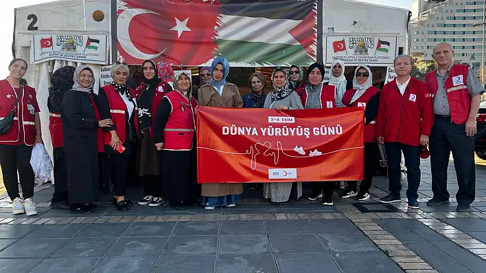 Kayseri'de sağlık için yürüdüler