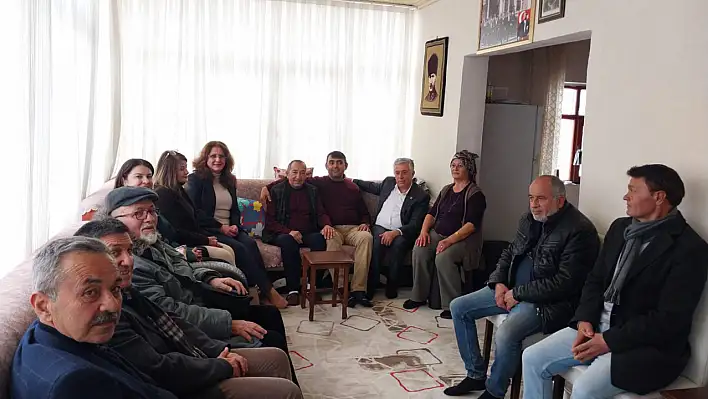 Kayseri'de saldırıya uğrayan isme ziyaret! İşte son durumu