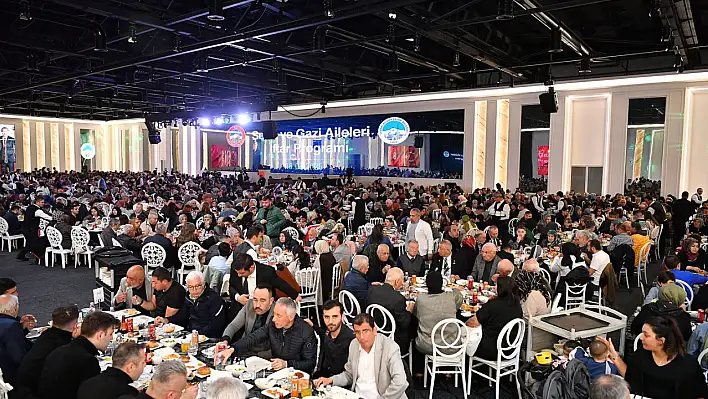 Kayseri'de şehit aileleri ve gaziler onuruna iftar