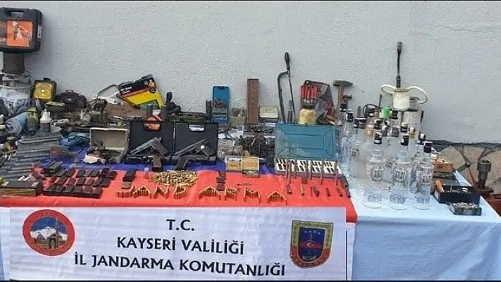 Kayseri'de silah imal ve ticaret yapan 1 kişi gözaltına alındı
