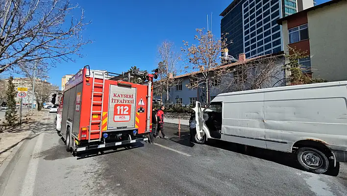 Kayseri'de son anda bir facia önlendi