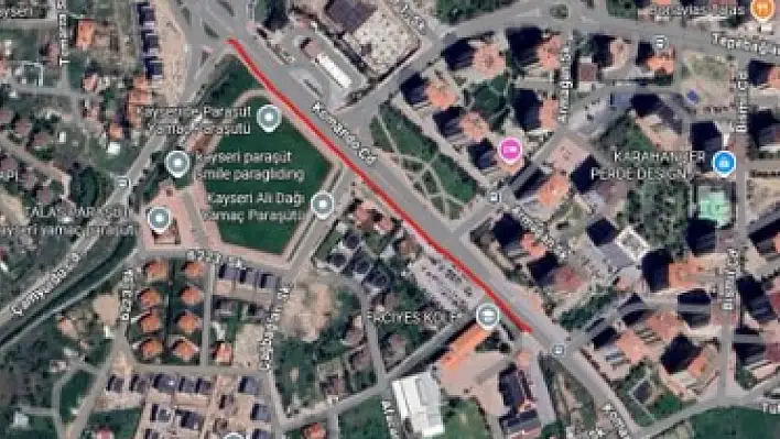 Kayseri'de sürücüler dikkat! O yol trafiğe kapatılacak