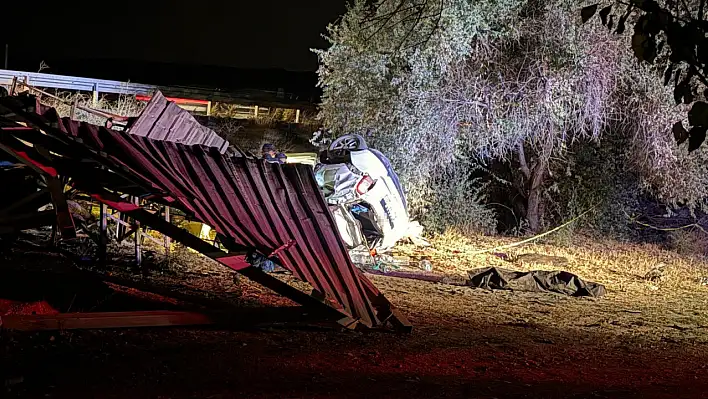 Kayseri'de trafik kazası! Otomobilde can kaybı yaşandı