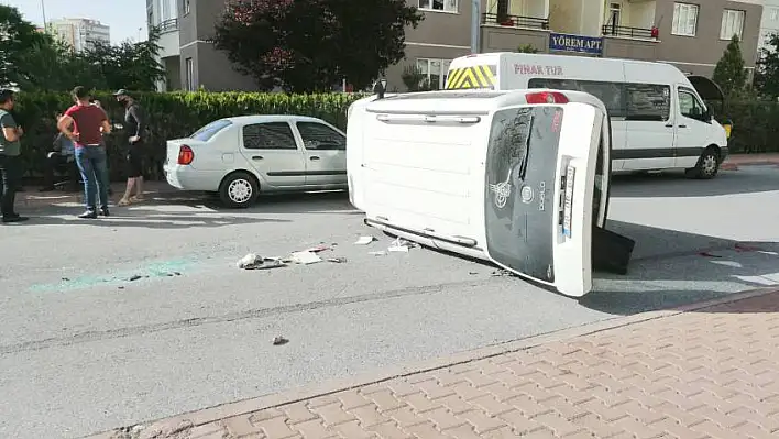 Kayseri'de trafik kazası: 1 yaralı