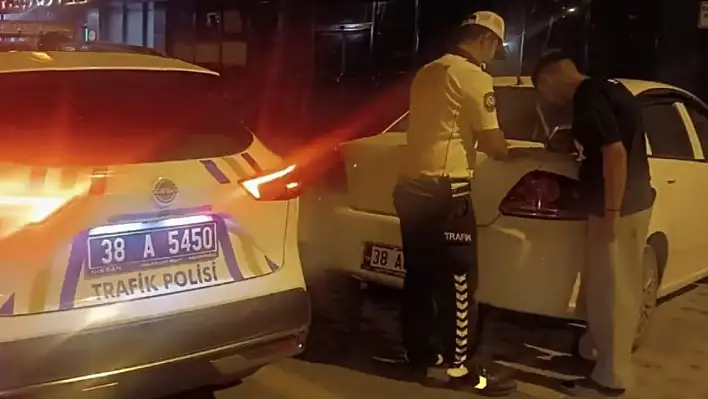 Kayseri'de trafik magandalarına ceza