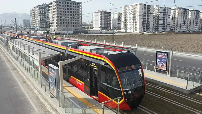 Kayseri'de tramvaylar bugün ücretsiz