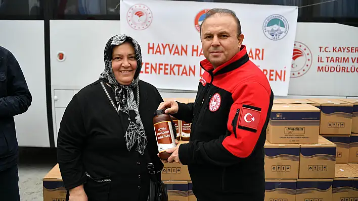 Kayseri'de üreticilere destek! Bakın ne dağıtıldı?
