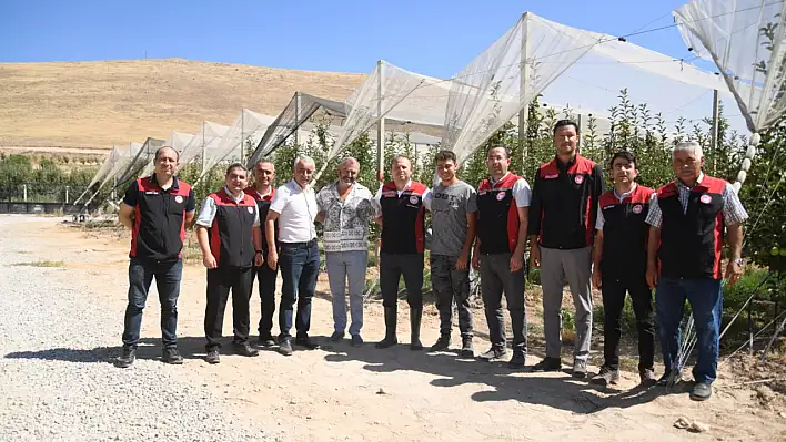 Kayseri'de üretilip 18 ülkeye ihraç edilen stratejik ürün bahçelerine ziyaret