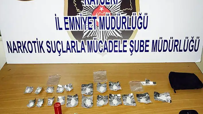 Kayseri'de uyuşturucu operasyonu: 2 gözaltı