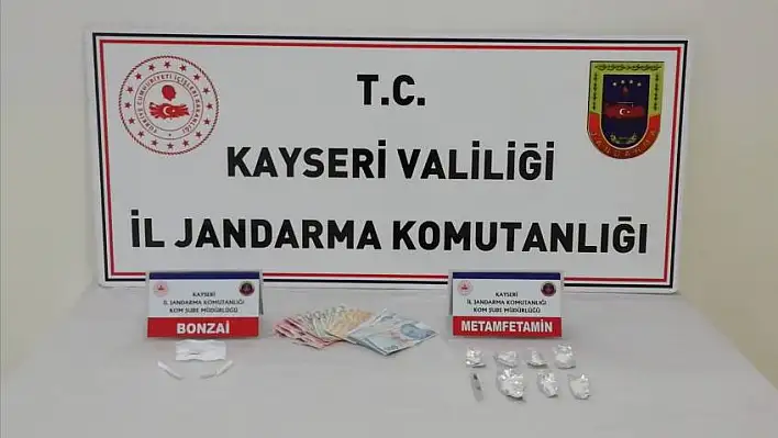 Kayseri'de uyuşturucu operasyonu: 3 gözaltı