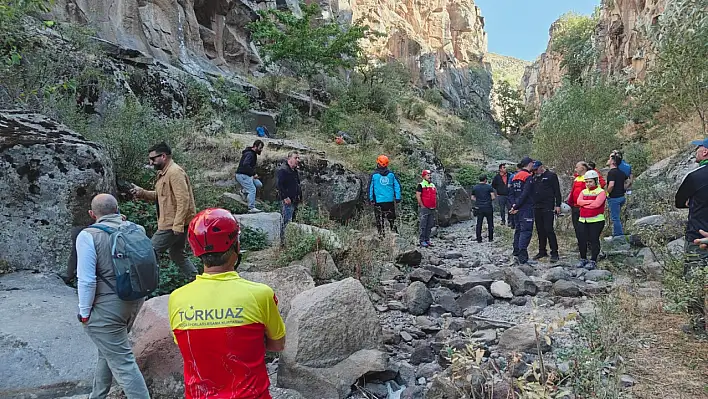 Kayseri'deki vadide ölüm!