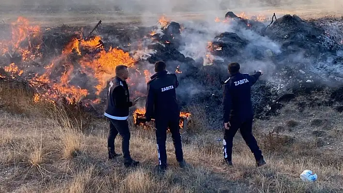 Kayseri'de yangın paniği