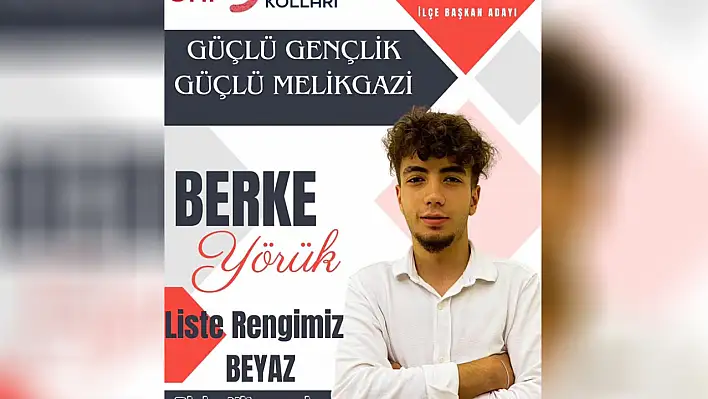 Kayseri'de yeni genç Başkan belli oldu!