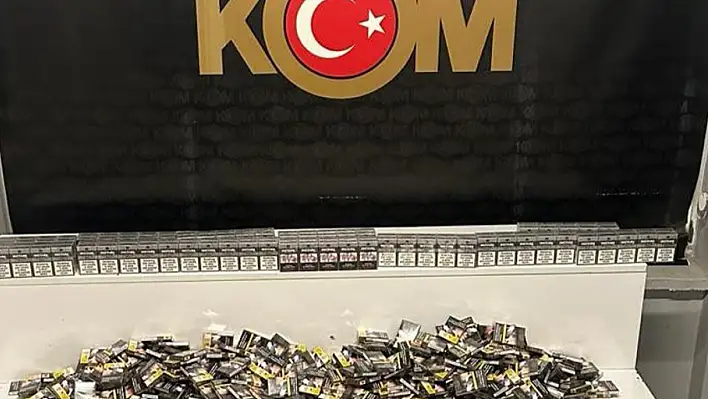 Kayseri'de yüklü miktarda ele geçirildi