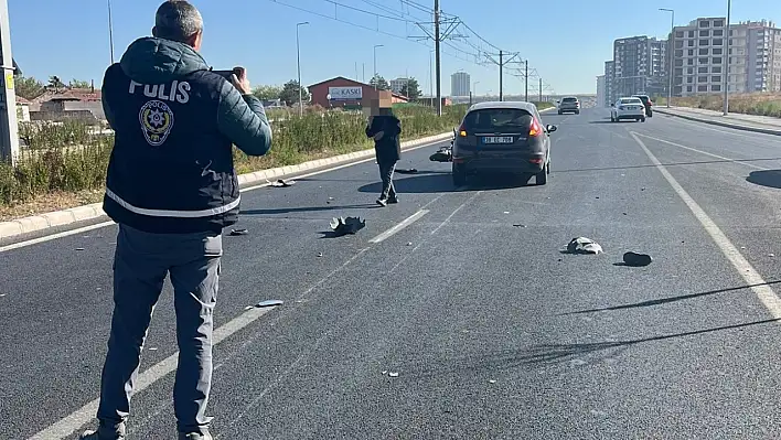 Kayseri'de yürekleri ağza getiren kaza!