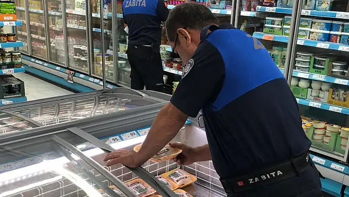 Kayseri'de zincir marketlere sıkı takip