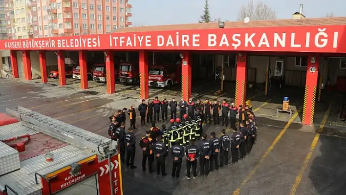 Kayseri'deki 1627 olayda itfaiye vardı