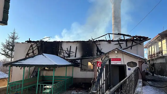 Kayseri'deki cami yangını ile ilgili açıklama!