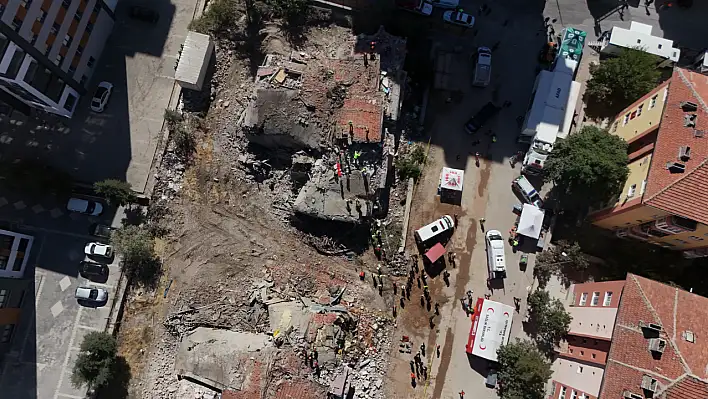 Kayseri'deki deprem tatbikatından çarpıcı görüntüler!