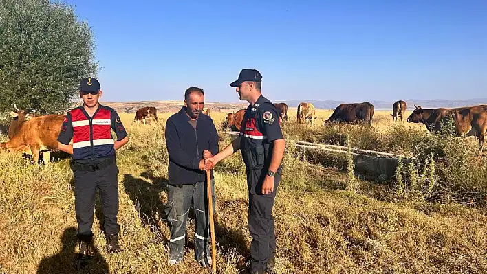 Kayseri'deki kayıp hayvanları drone buldu