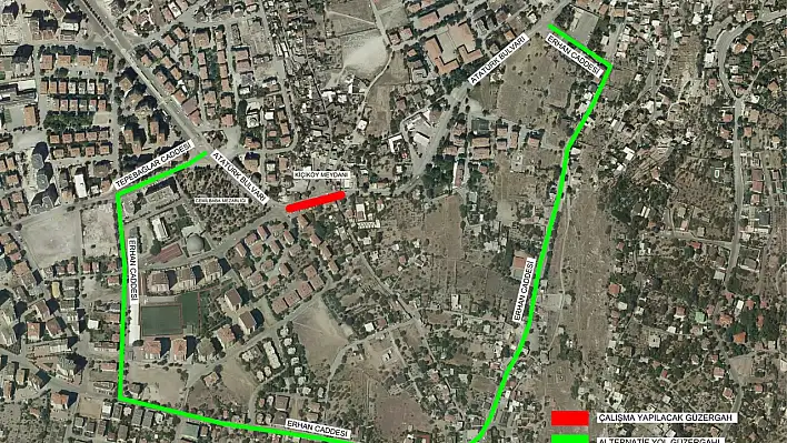 Kayseri'deki o yol gece yarısına kadar kapatılıyor!