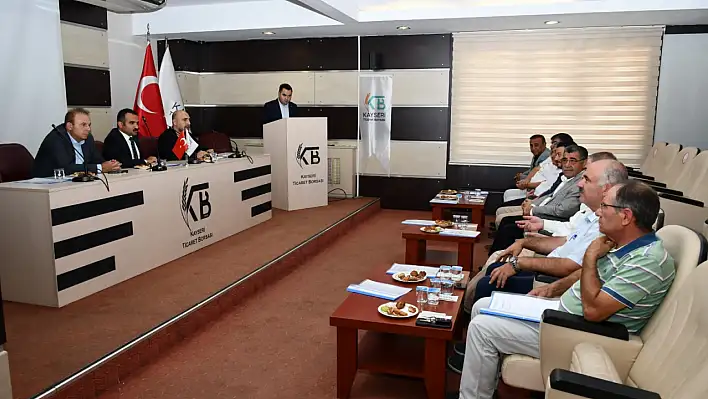 Kayseri'deki yeni OSB'nin yönetimi toplandı!