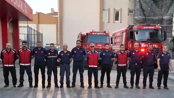Kayseri'den 12 personel ve 4 araç Manisa'ya desteğe gidiyor!
