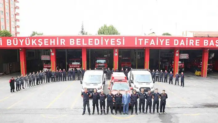 Kayseri'den sel bölgesine personel ve ekipman desteği