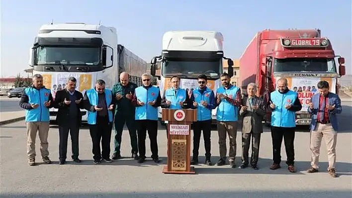 Kayseri'den Suriye'ye yardımlar sürüyor!