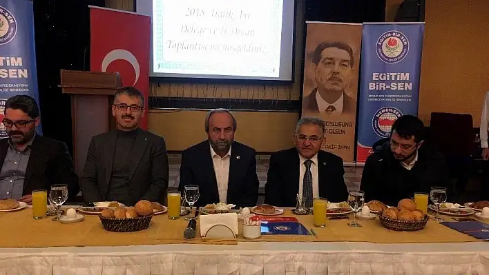 Kayseri Eğitim Bir Sen 1 Nolu Şube'nin İl Divan Toplantısı yapıldı
