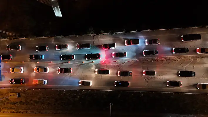 Kayseri güzergâhı bayram yoğunluğu