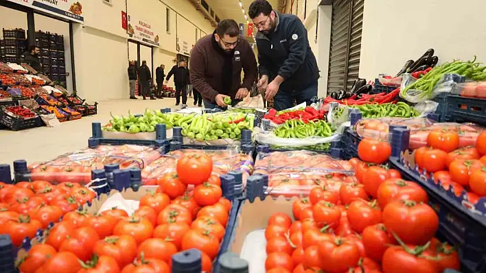 Kayseri halinde fiyatlar belli oldu (18 Mayıs Pazar)